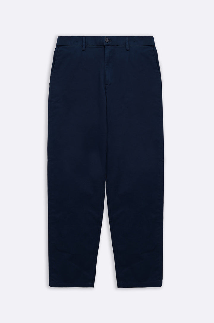 NAVY TAPERED CHINOS