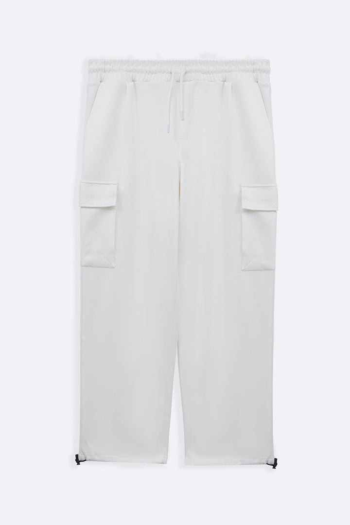WHITE SAFARI TROUSERS