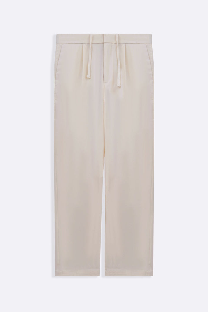 OFF WHITE LIGHT COTTON PANTS