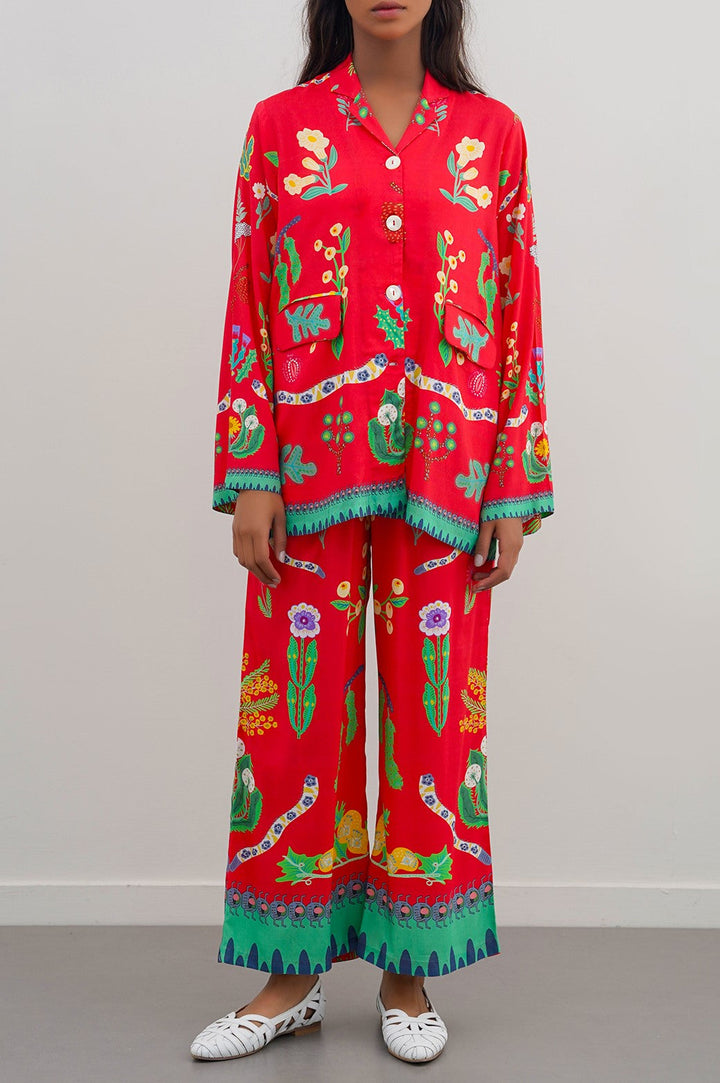 ORANGE SUMMER SORBET PANTS