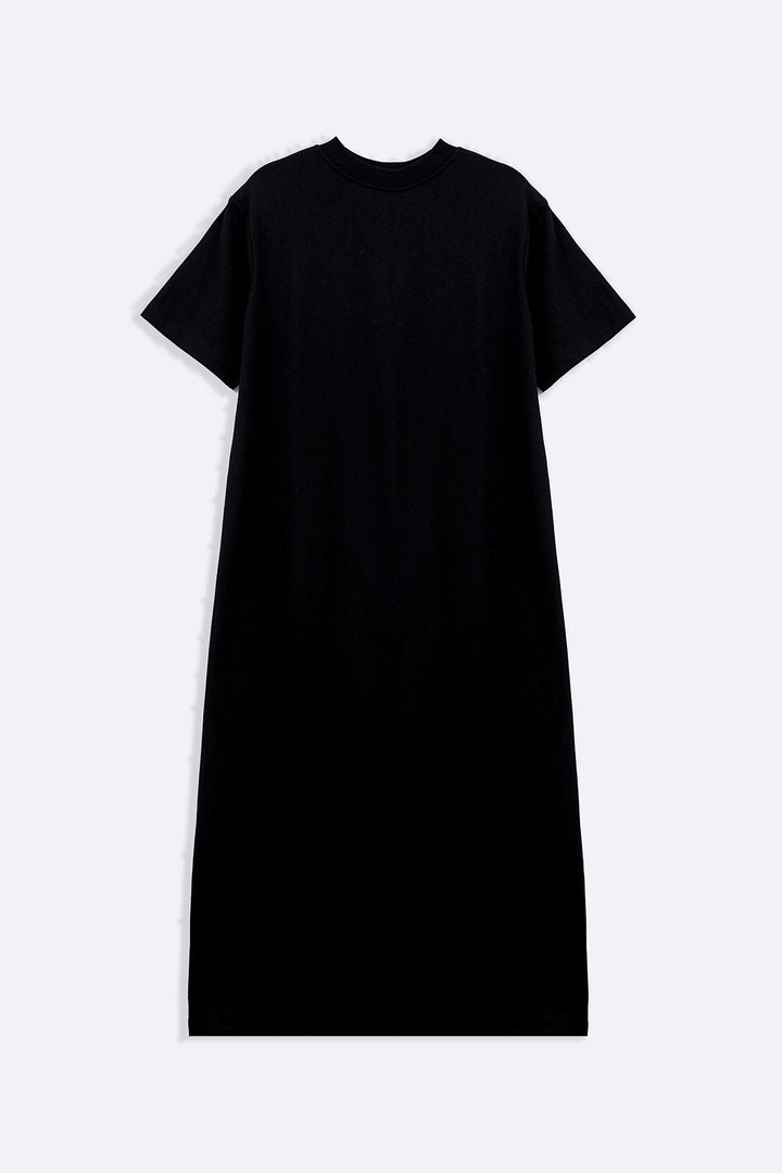 BLACK THE OMA T-DRESS