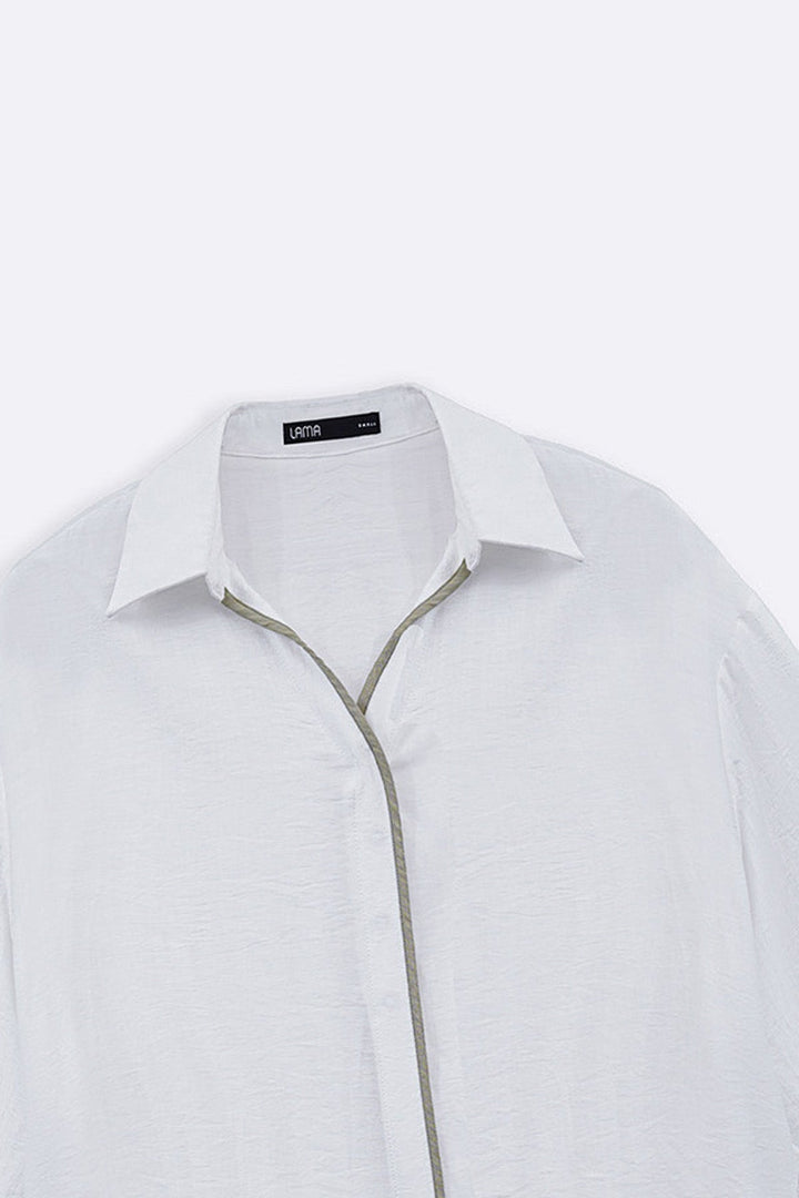 WHITE CLOVER SILKY BLOUSE