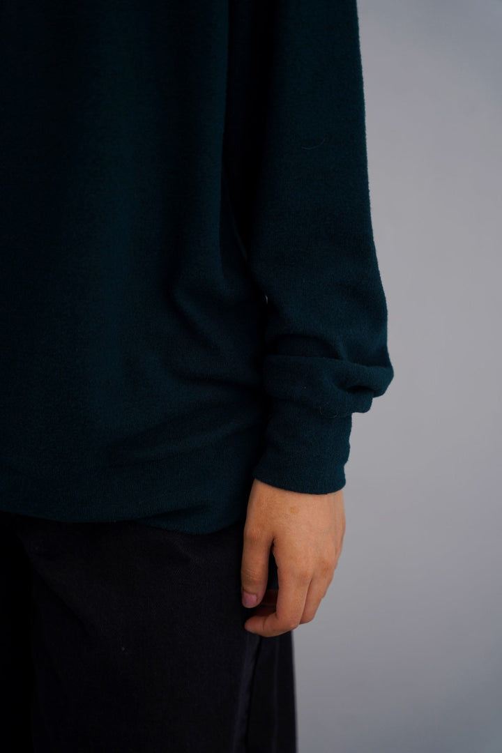 TEAL BASIC SWEATSHIRTS