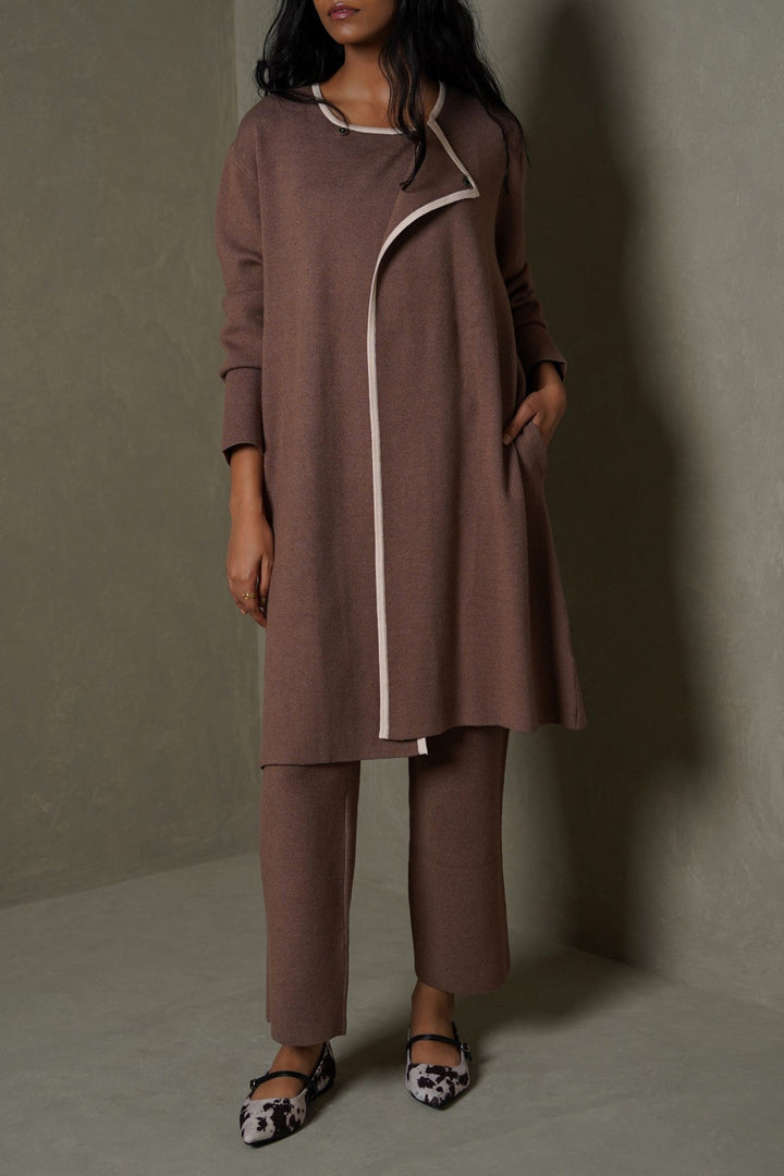 KHAKI DUNE CARDIGAN