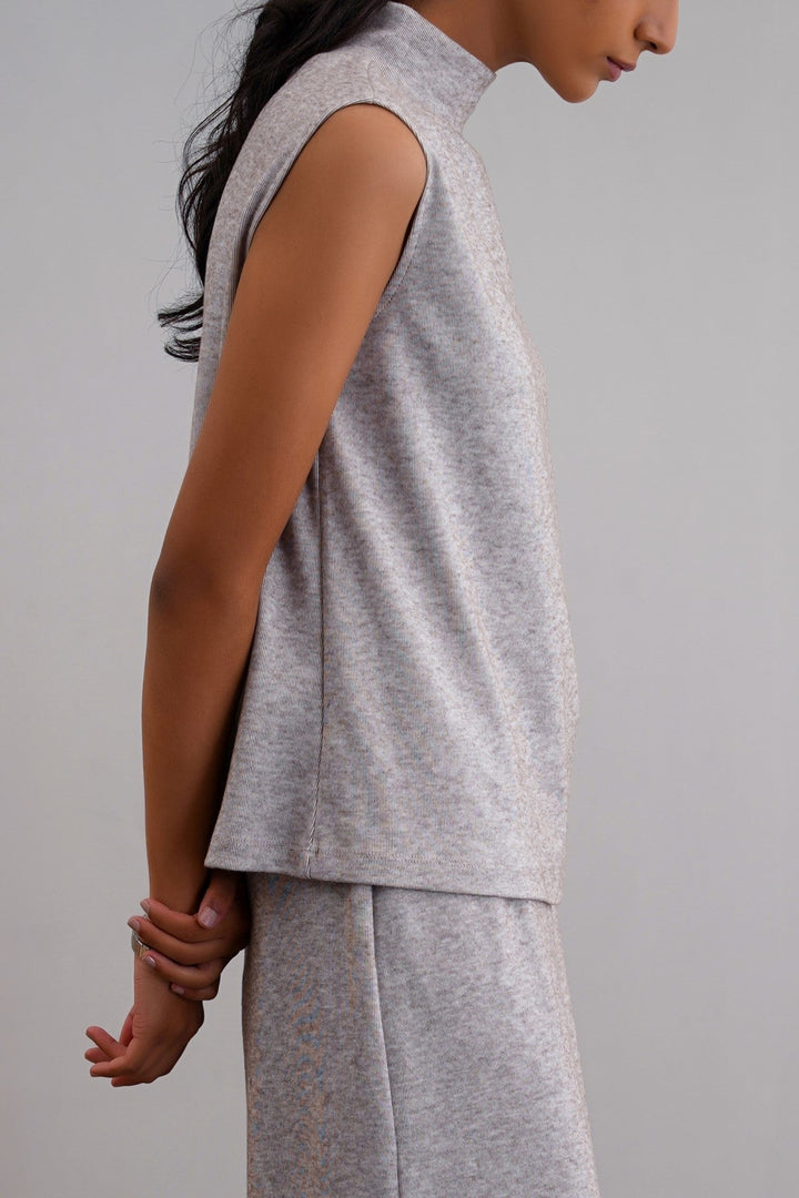 OAT WHITE CLOUD STRETCHY TOP