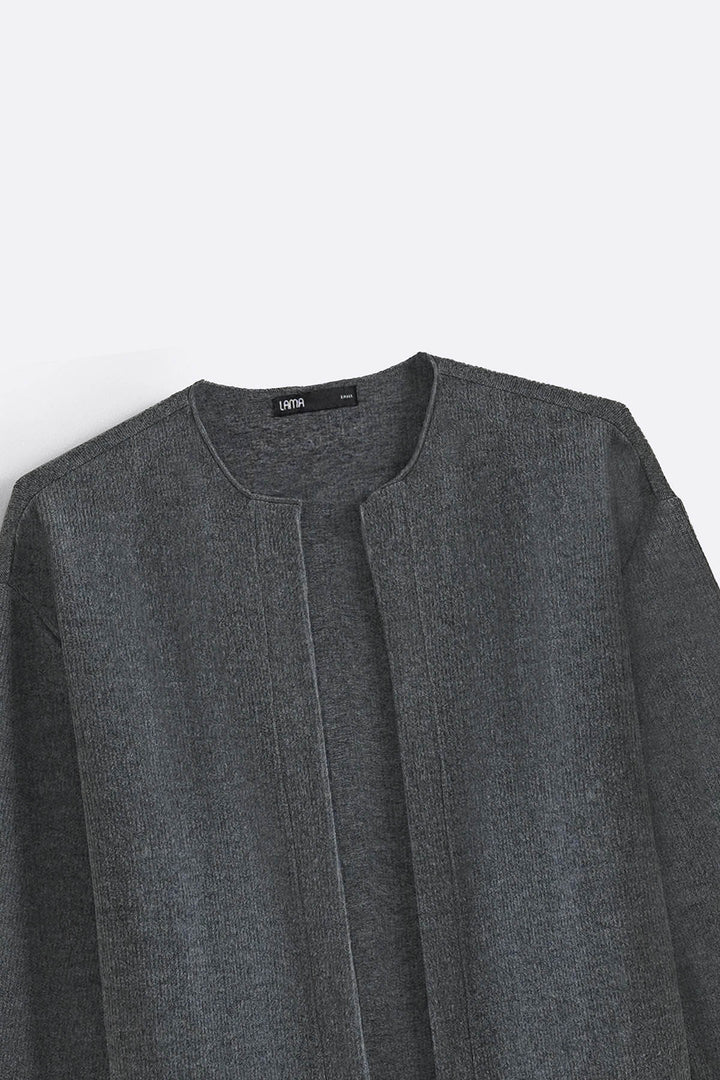 CHARCOAL CLOUD LOUNGE CARDIGAN