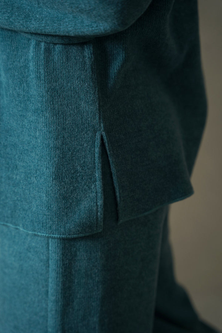 FOREST GREEN CLOUD LOUNGE CARDIGAN