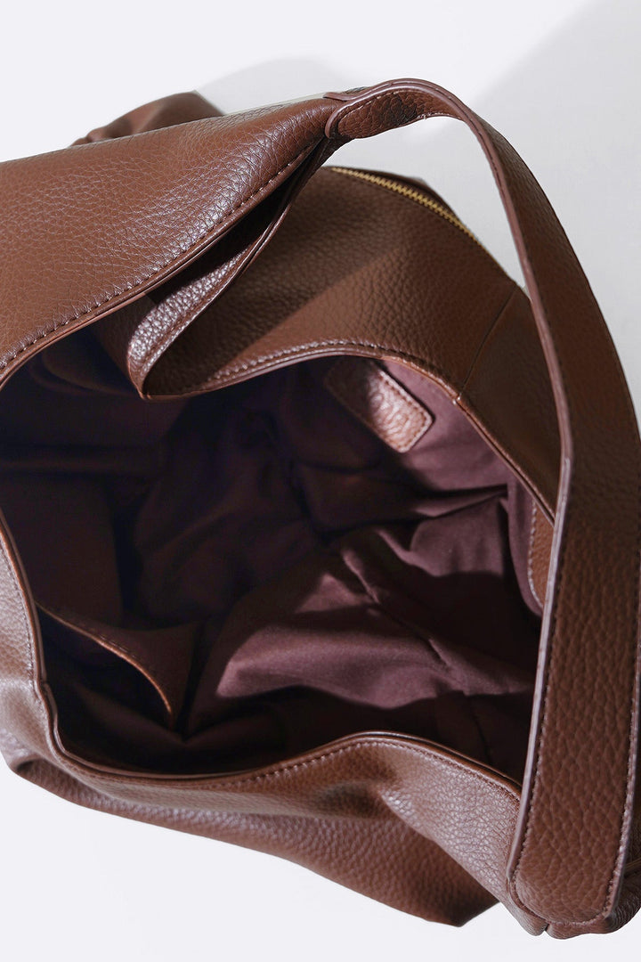CHOCOLATE SLOUCHY SOFT TOTE