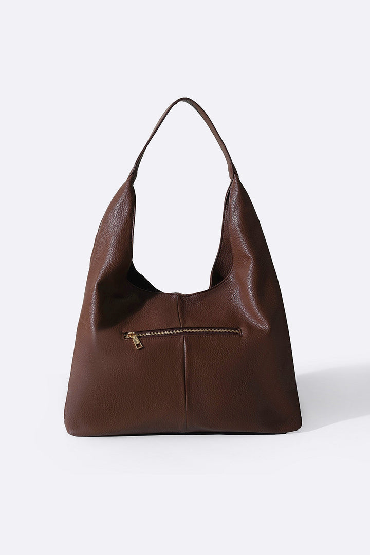 CHOCOLATE SLOUCHY SOFT TOTE