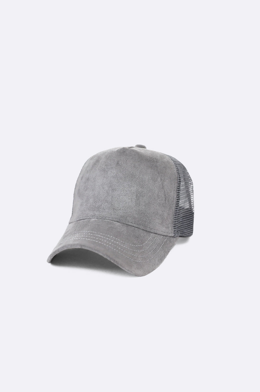GREY SUEDE CLASSIC CAP