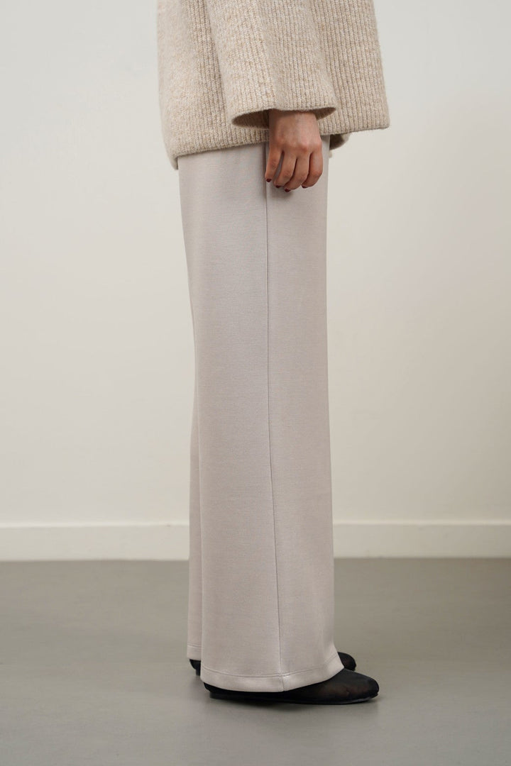 BEIGE ALL-DAY WIDE PANTS