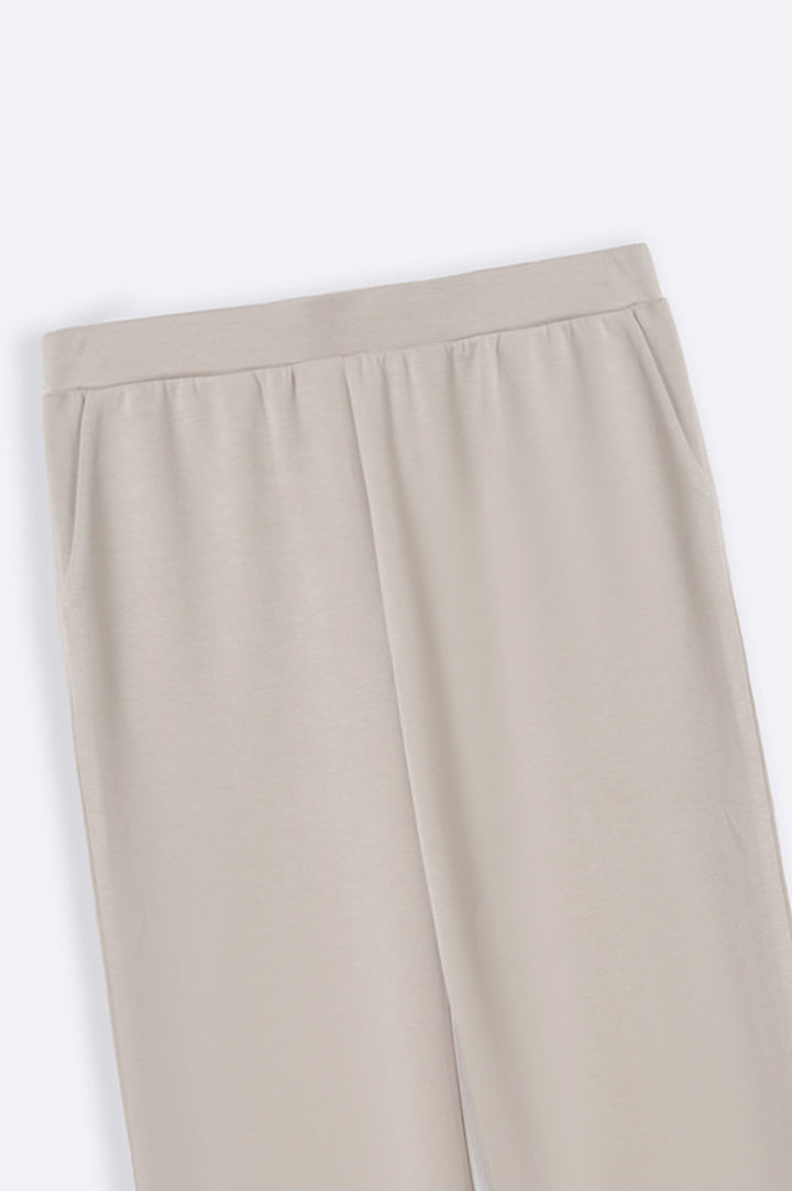 BEIGE ALL-DAY WIDE PANTS