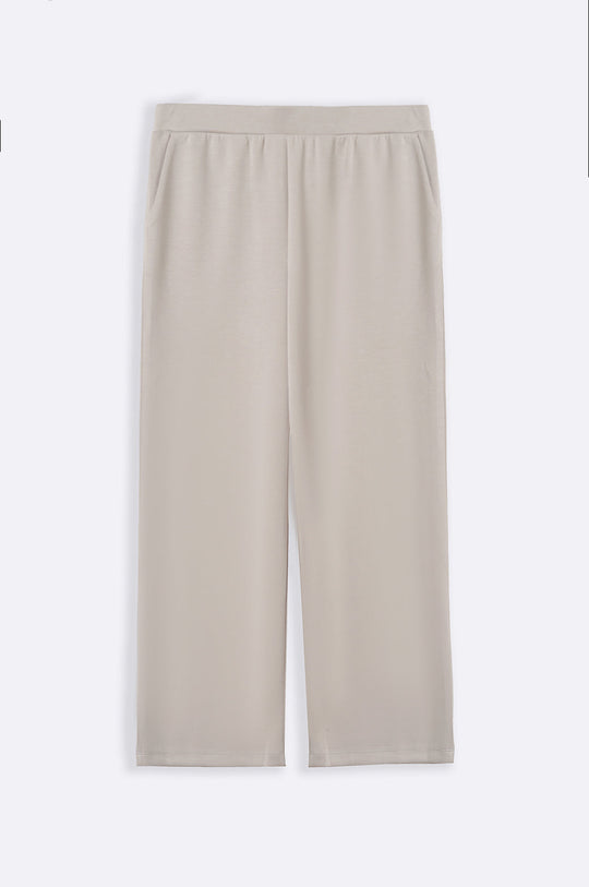 BEIGE ALL-DAY WIDE PANTS
