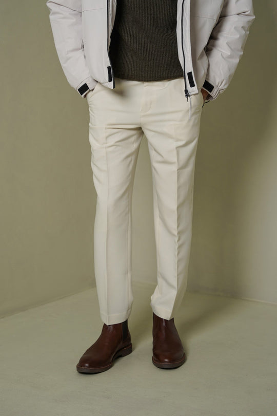 CREAM CLASSIC SUIT TROUSER