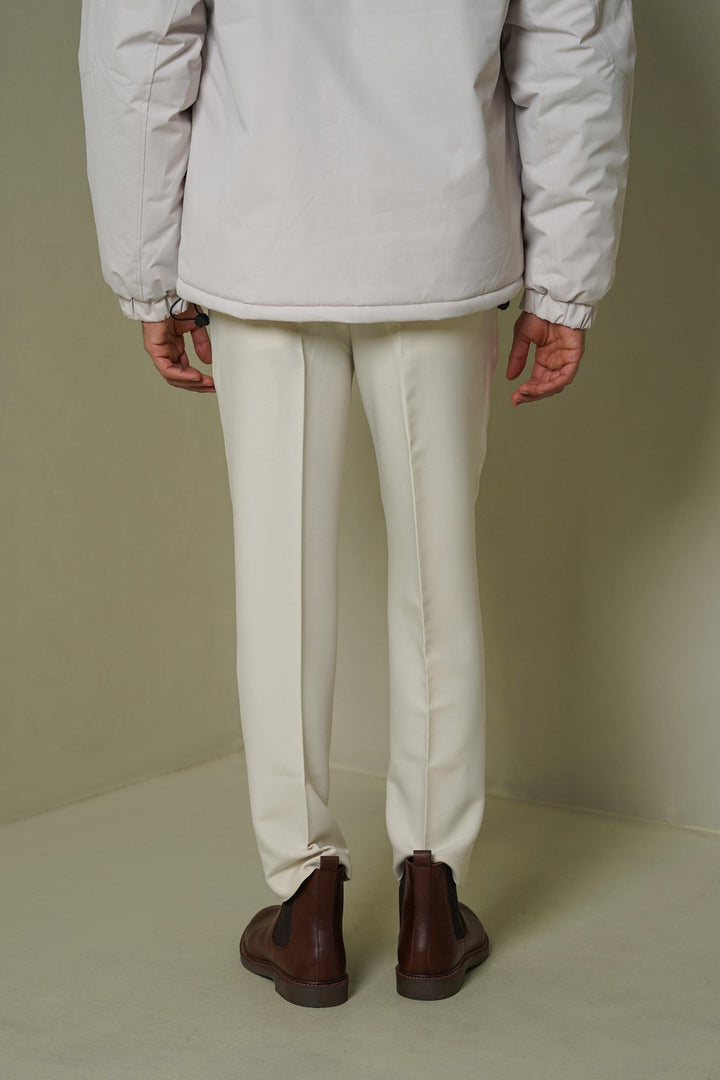 CREAM CLASSIC SUIT TROUSER