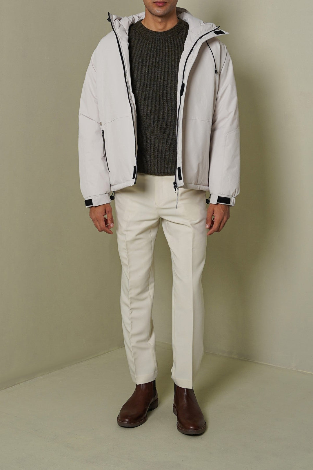 CREAM CLASSIC SUIT TROUSER