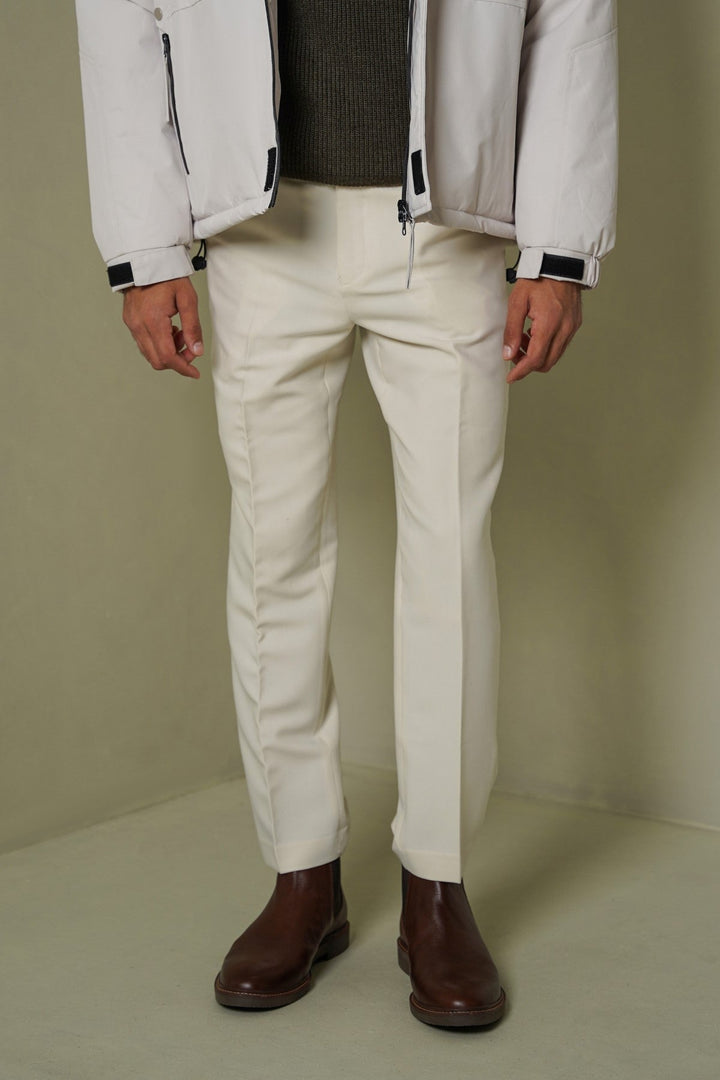 CREAM CLASSIC SUIT TROUSER