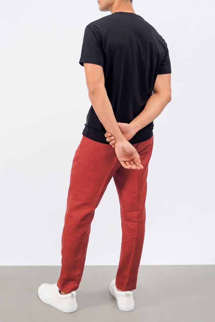 BLACK ROUND NECK T-SHIRT