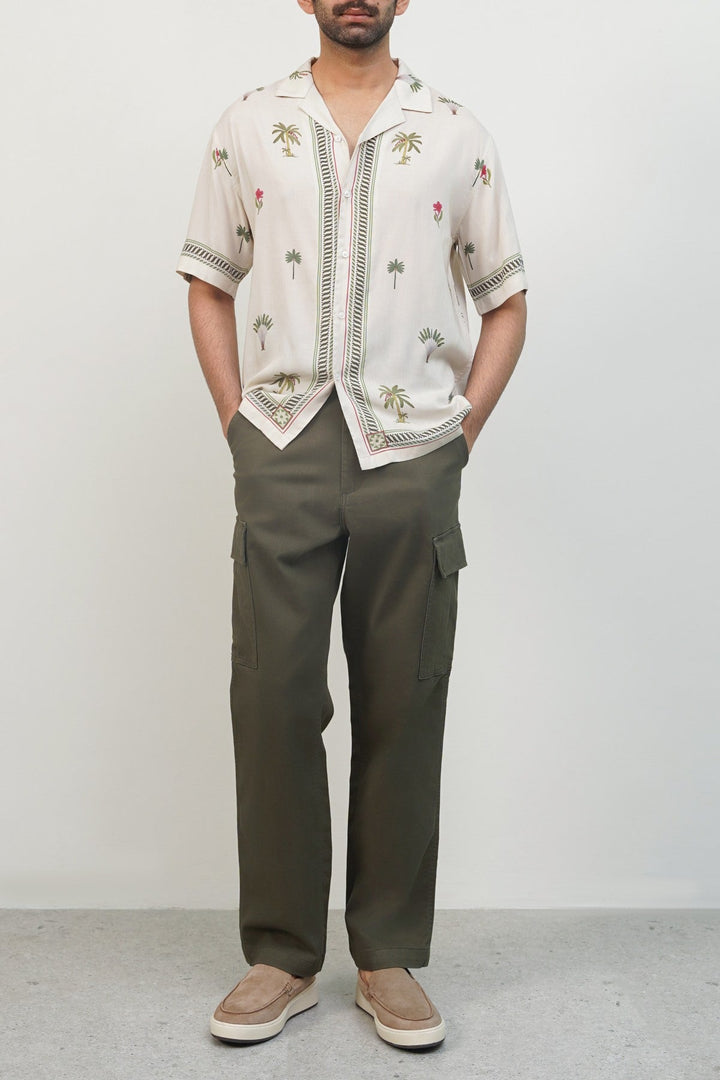 OLIVE TWILL CARGOS