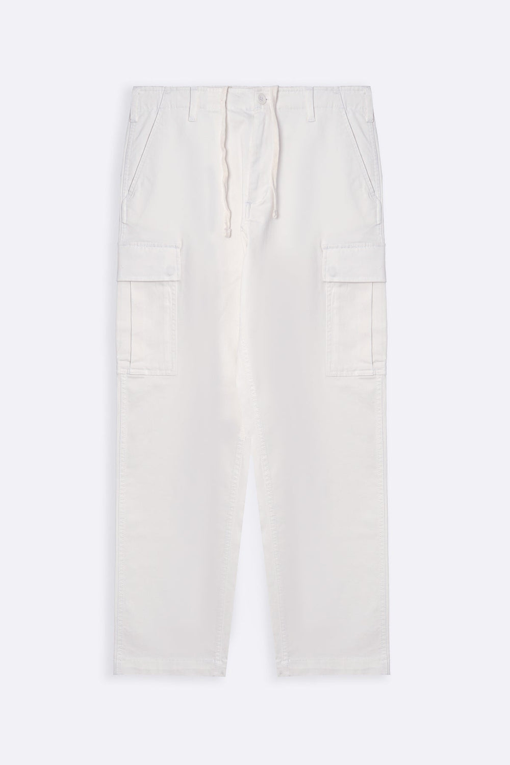 WHITE TWILL CARGOS