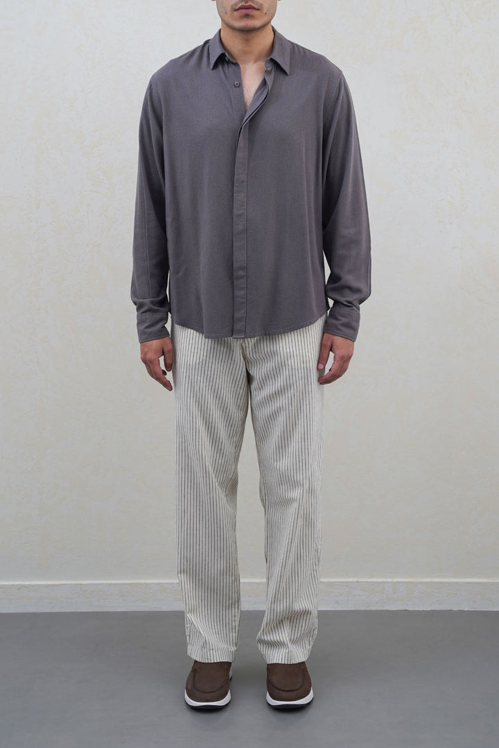 EASY PINSTRIPE TROUSERS