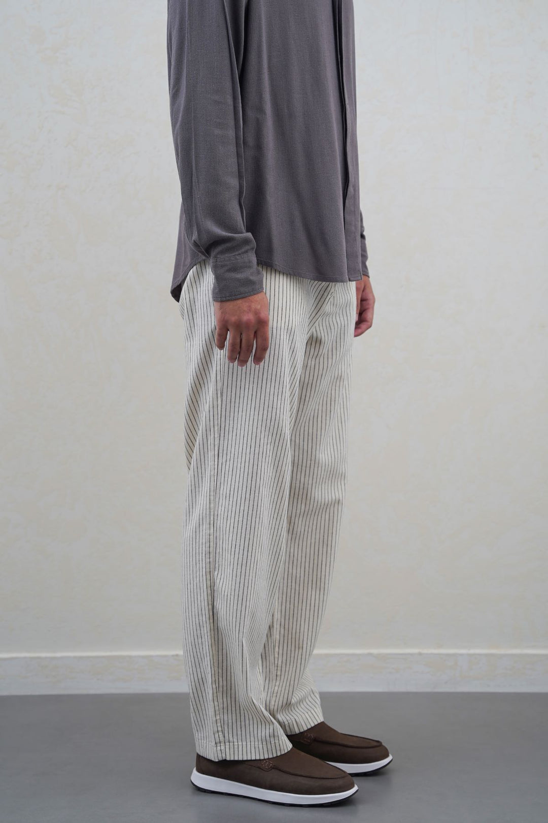 EASY PINSTRIPE TROUSERS
