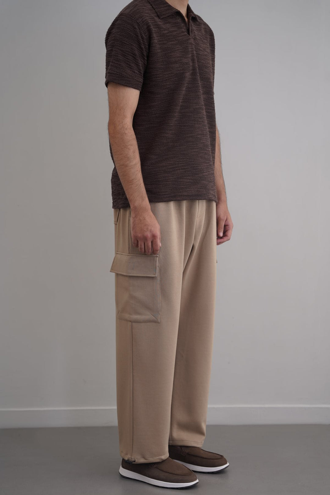 KHAKI SAFARI TROUSERS