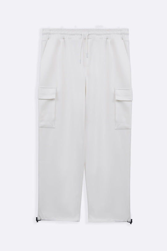 WHITE SAFARI TROUSERS