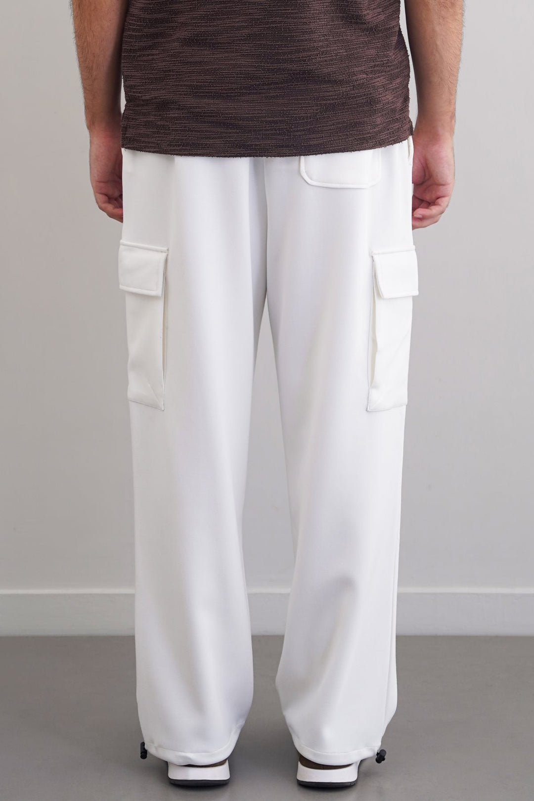 WHITE SAFARI TROUSERS