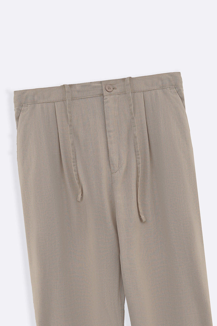 BEIGE RELAXED TROUSERS