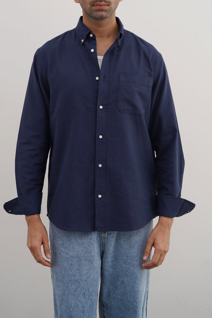 NAVY OXFORD SHIRT