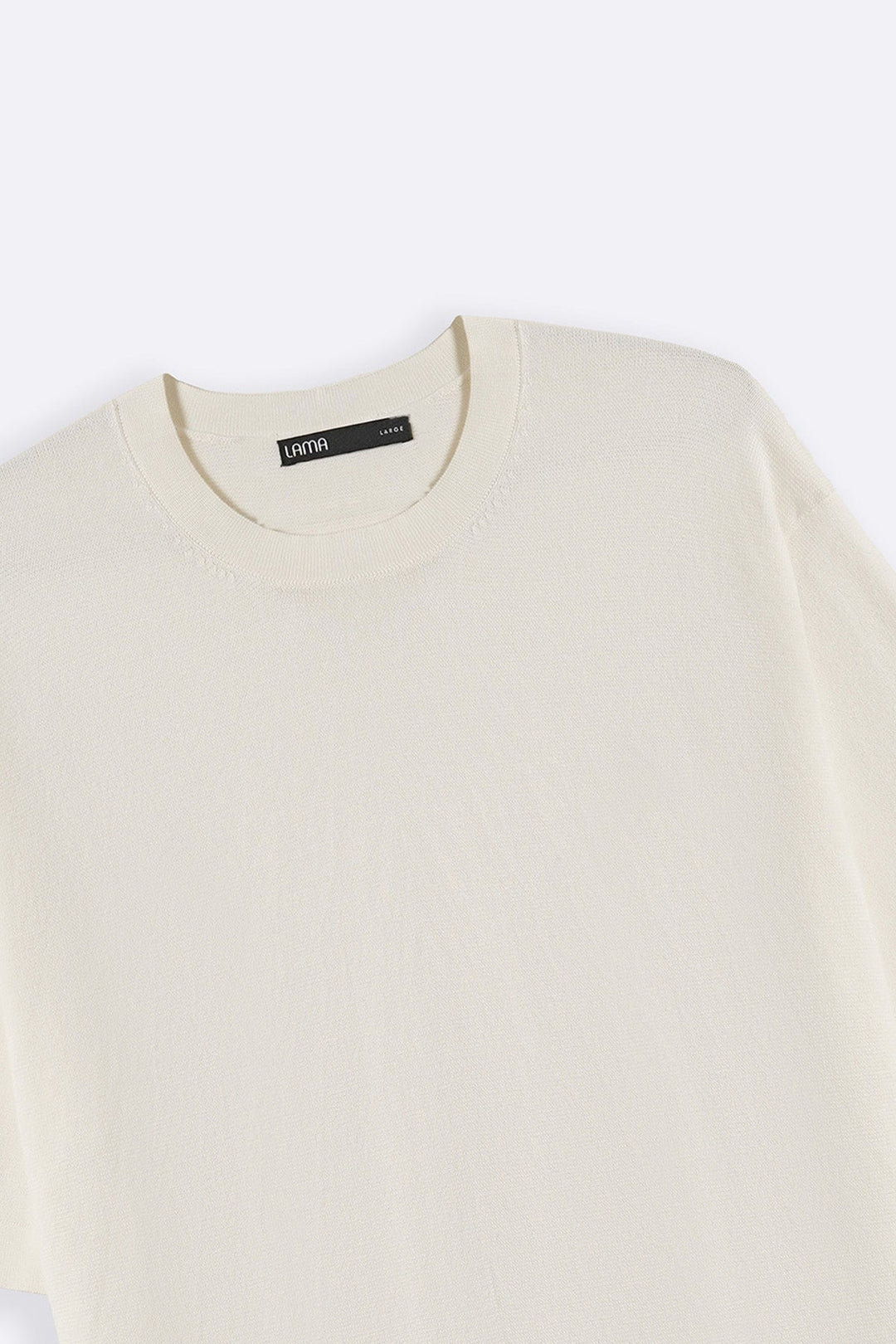 IVORY SNUG KNIT TEE