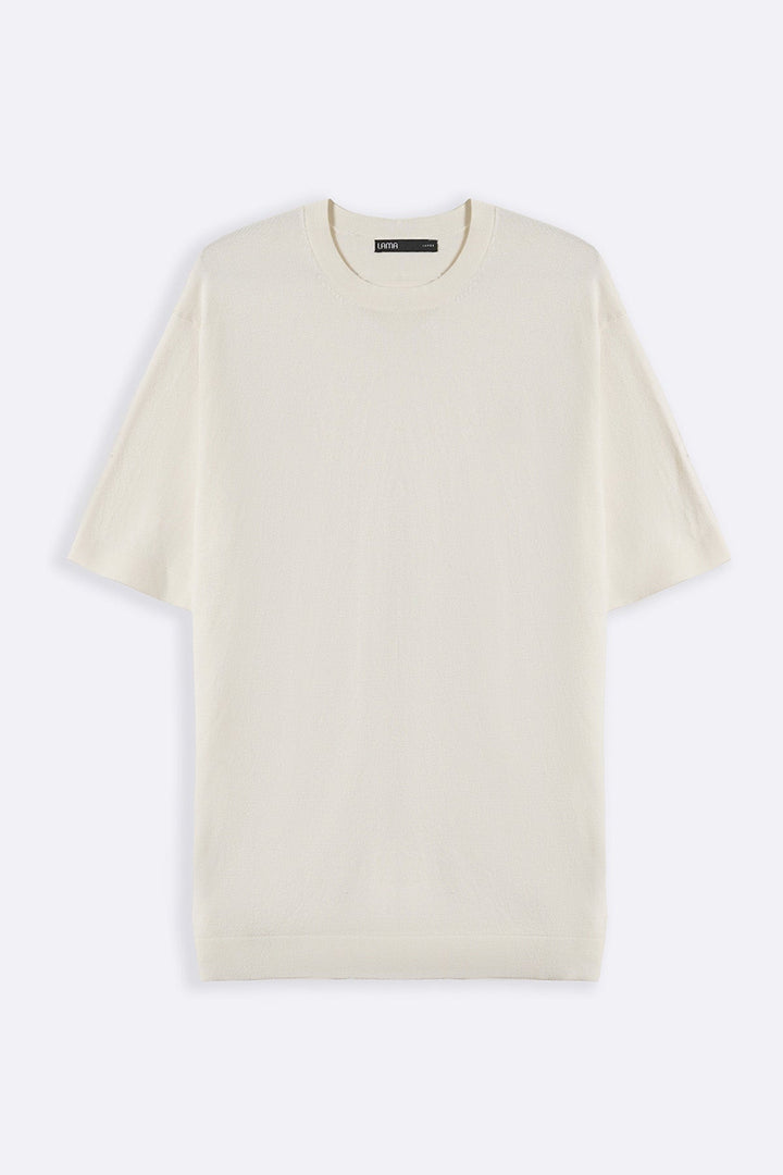 IVORY SNUG KNIT TEE