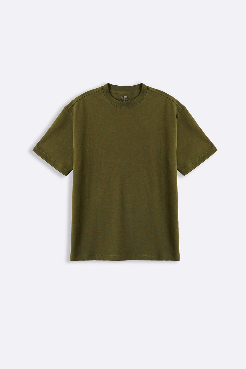 OLIVE INTERLOCK TEE