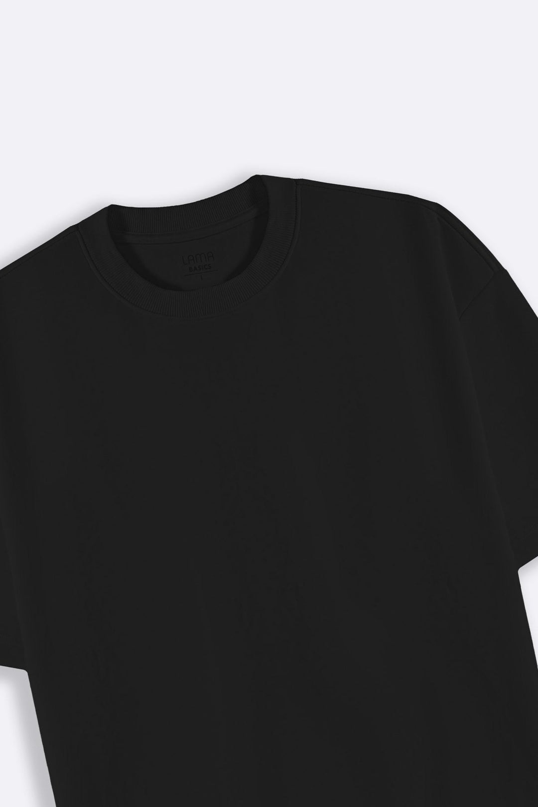 BLACK BOXY TEE