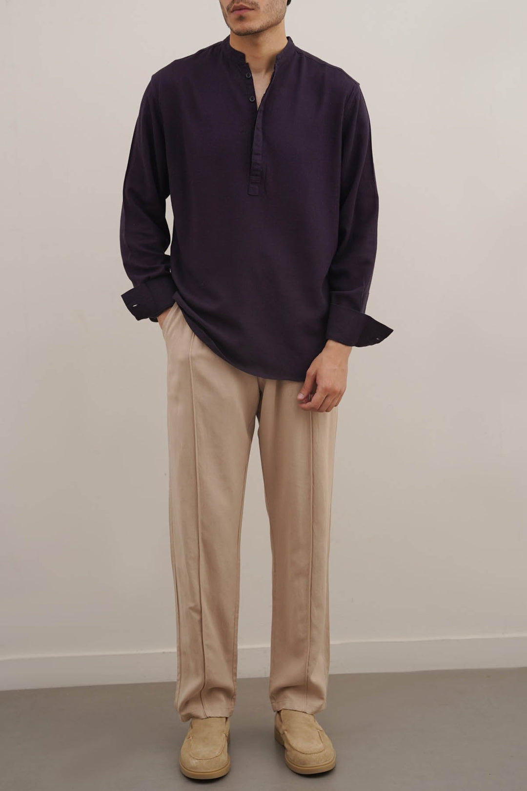 HALF PLACKET SHIRT