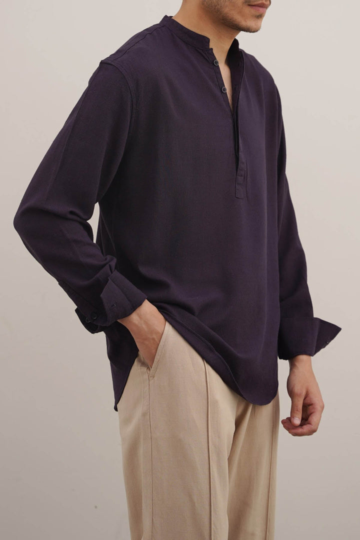 HALF PLACKET SHIRT