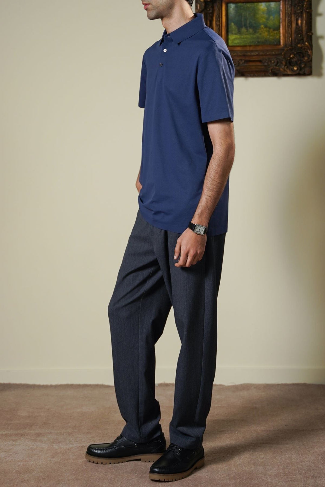 DARK BLUE COMFORT PANTS
