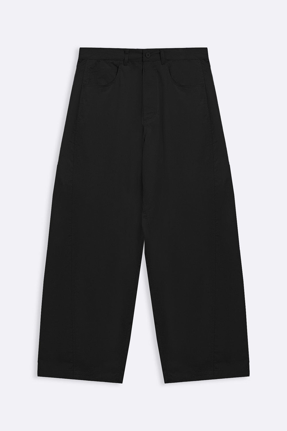 BLACK TECHNICAL FABRIC BALLOON PANTS