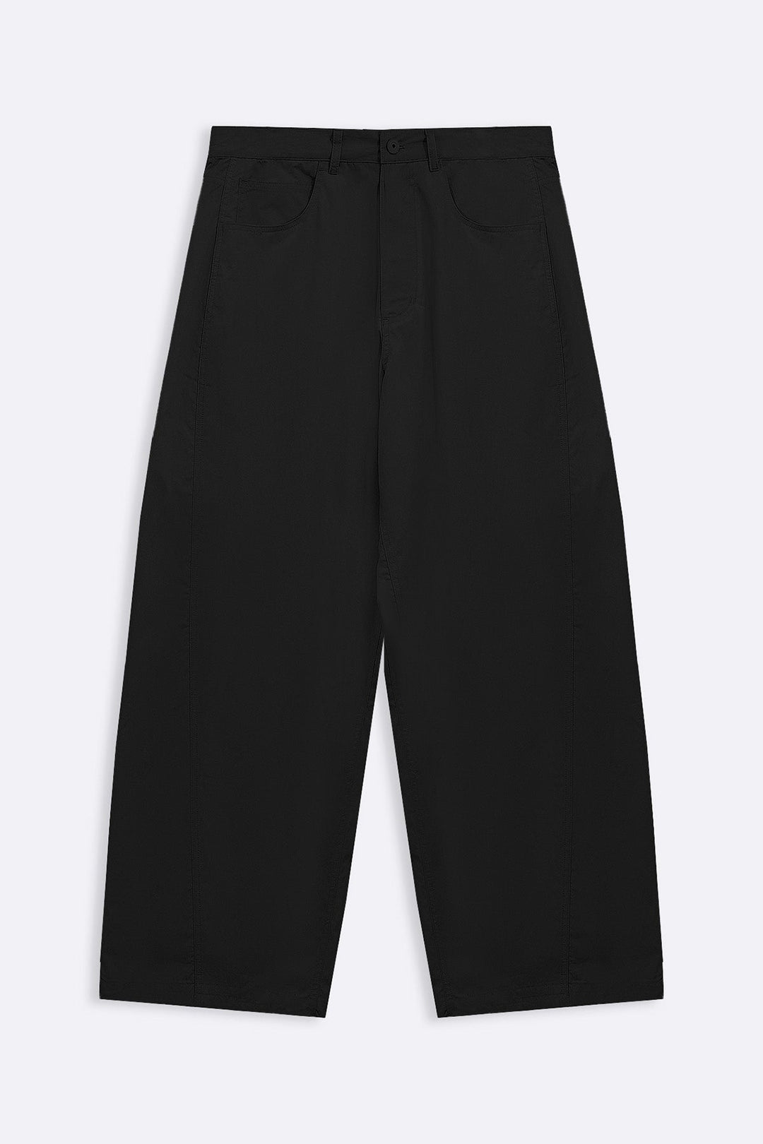 BLACK TECHNICAL FABRIC BALLOON PANTS