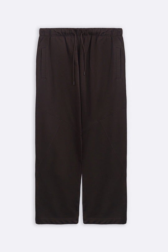 BROWN COTTON COMFORT SWEATPANTS
