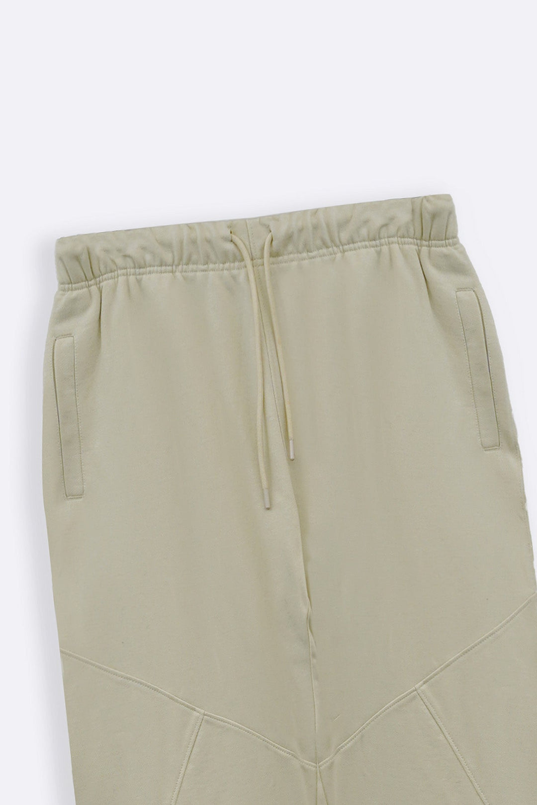 CREAM COTTON COMFORT SWEATPANTS