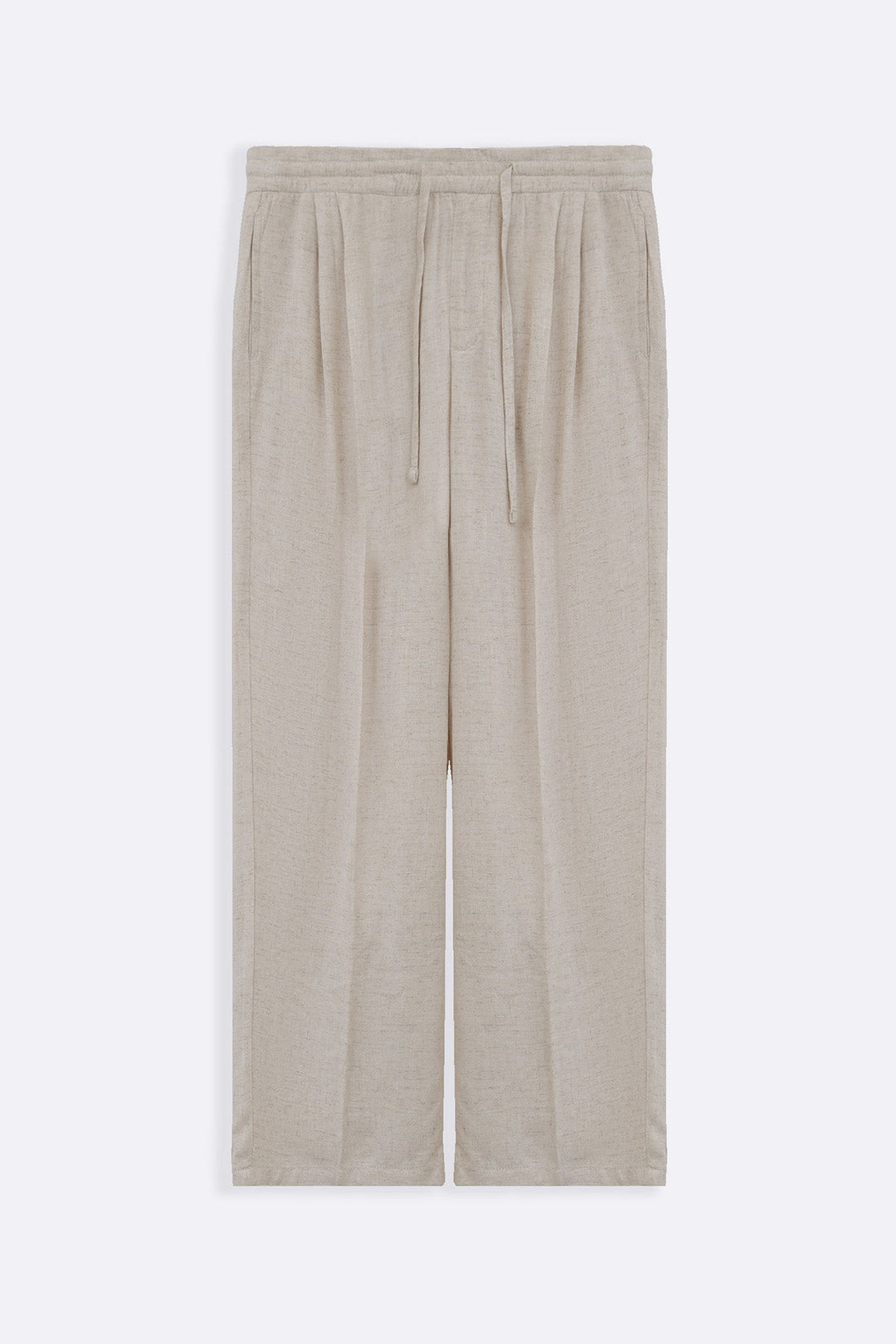 OAT MELANGE LINEN BLEND BAGGY PANTS
