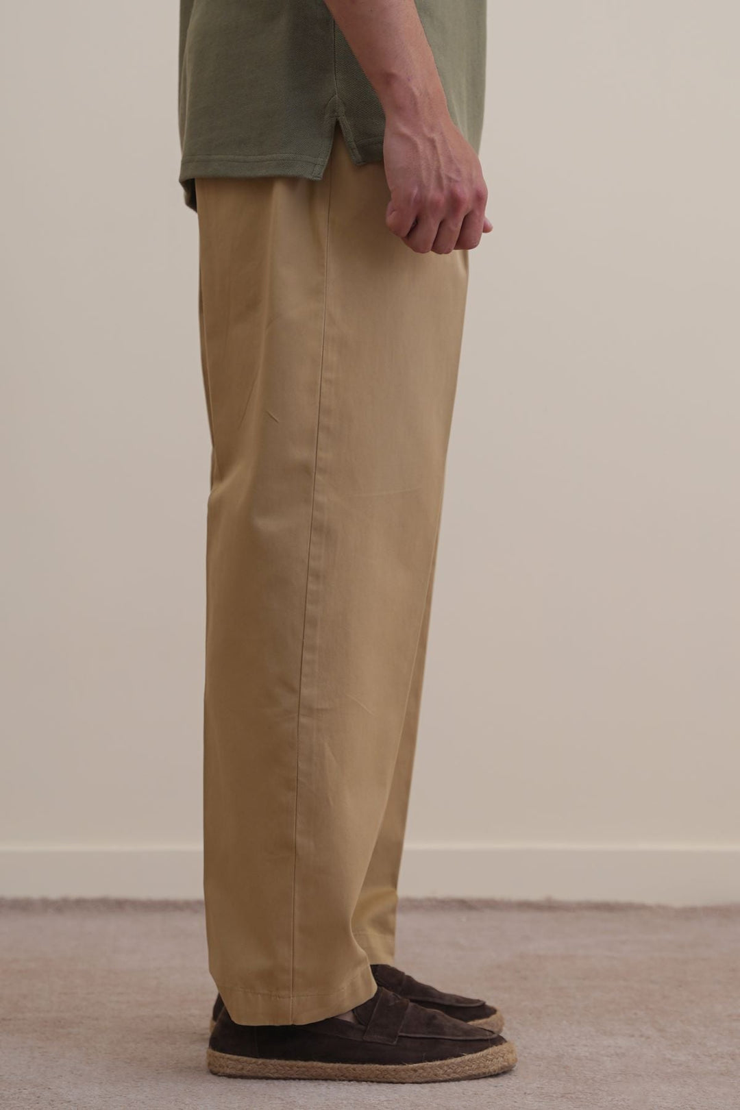 KHAKI LIGHT COTTON CHINOS