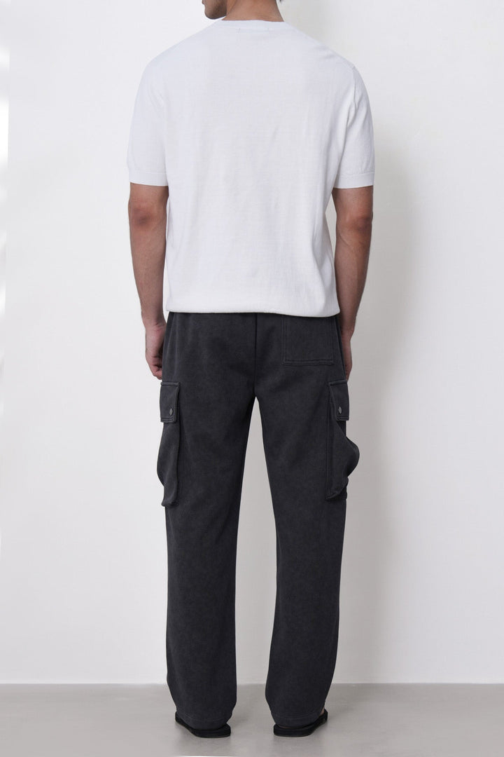 CHARCOAL-UTILITY CARGO PANTS