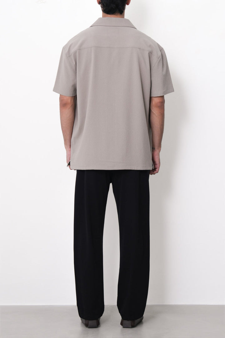 BLACK-COMFORT STRAIGHT PANTS