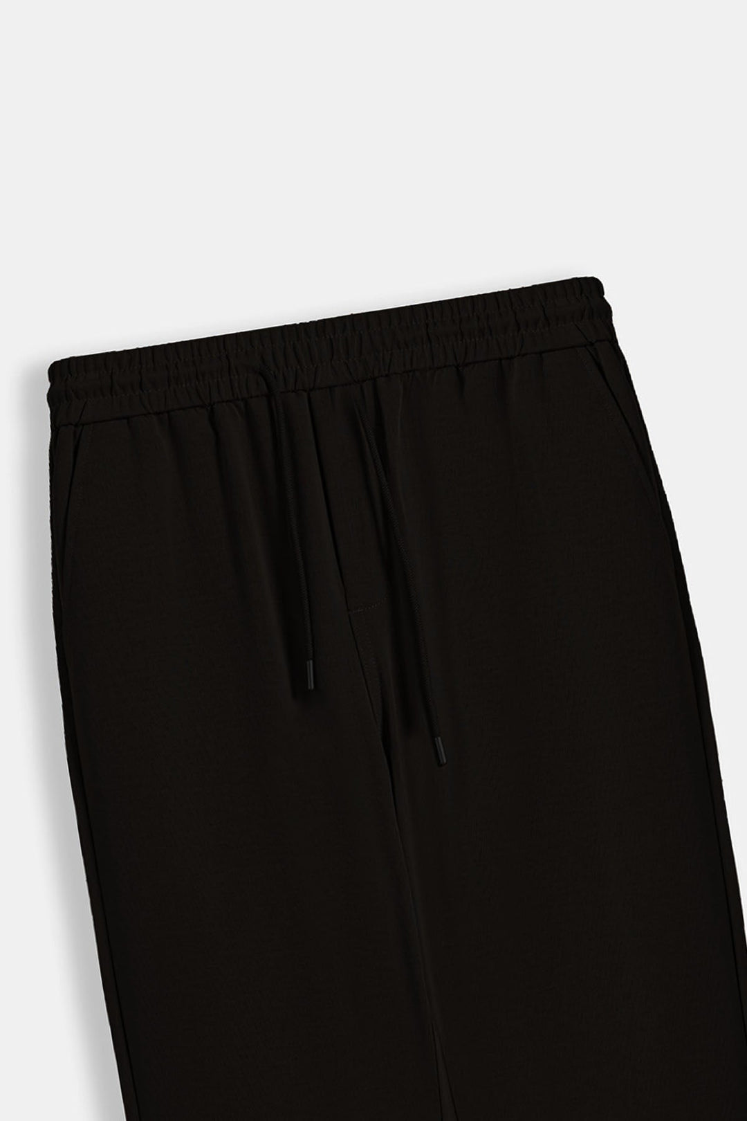 BLACK-COMFORT STRAIGHT PANTS