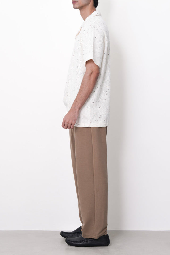 KHAKI-COMFORT STRAIGHT PANTS