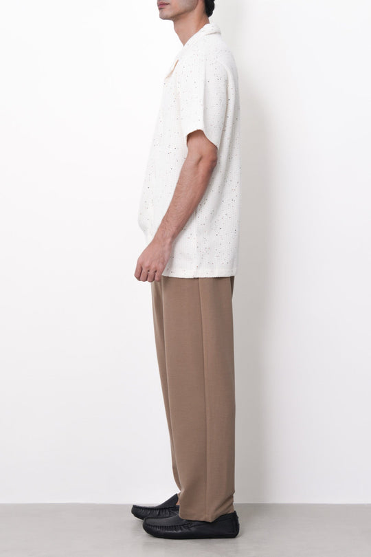 KHAKI-COMFORT STRAIGHT PANTS