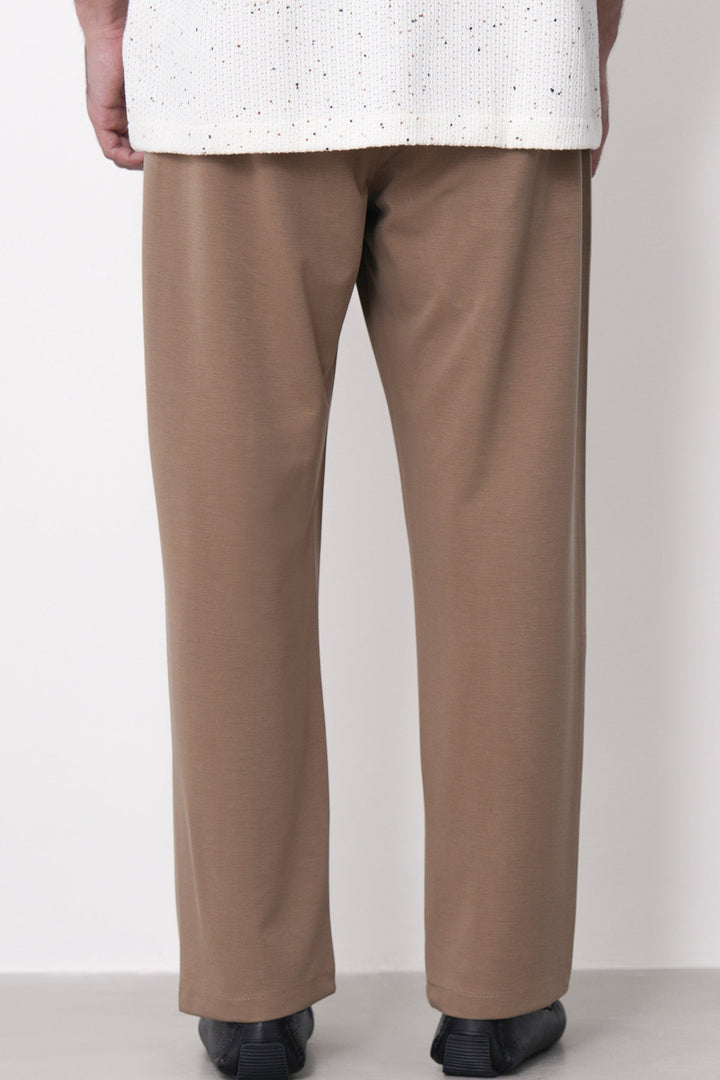 KHAKI-COMFORT STRAIGHT PANTS